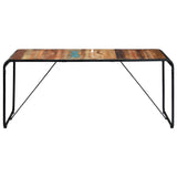 vidaXL Table à manger 180x90x76 cm Bois de récupération massif