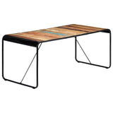 vidaXL Table à manger 180x90x76 cm Bois de récupération massif