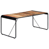 vidaXL Table à manger 180x90x76 cm Bois de récupération massif