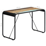 vidaXL Table à manger 180x90x76 cm Bois de récupération massif