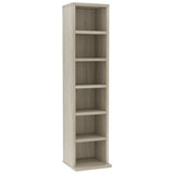 vidaXL Armoire à CD Chêne sonoma 21x20x88 cm Bois d'ingénierie