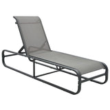 vidaXL Chaise longue Aluminium et textilène (plusieurs options disponibles)