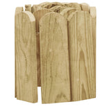 vidaXL Rouleaux de bordure 3 pcs 120 cm bois de pin imprégné