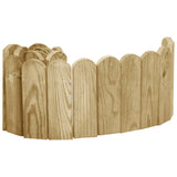 vidaXL Rouleaux de bordure 3 pcs 120 cm bois de pin imprégné