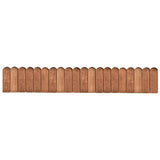 vidaXL Rouleaux de bordure 3 pcs 120 cm bois de pin imprégné