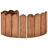 vidaXL Rouleaux de bordure 3 pcs 120 cm bois de pin imprégné