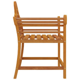 vidaXL Chaises de jardin lot de 2 91x62x94 cm Bois de teck solide