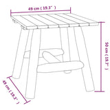 vidaXL Ensemble de salon de jardin 3 pcs bois massif d'épicéa