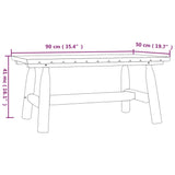 vidaXL Ensemble de salon de jardin 4 pcs bois massif d'épicéa