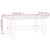 vidaXL Ensemble de salon de jardin 5 pcs bois massif d'épicéa