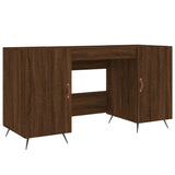 vidaXL Bureau chêne marron 140x50x75 cm bois d'ingénierie